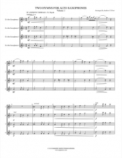 Two Hymns for Alto Saxophones